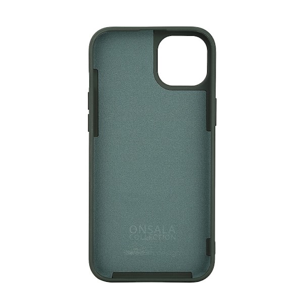 Onsala Mobilskal Silikon MagSeries Olive Green - iPhone 15 Plus Grön