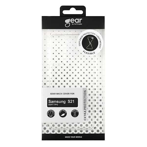 GEAR Mobilskal TPU Transparent - Samsung S21 Transparent