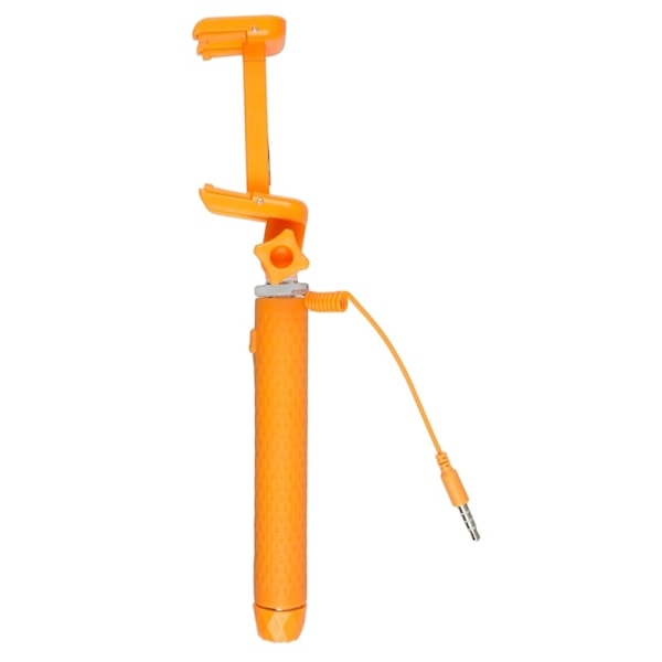 KITVISION Selfie Stick Pocket Wired Mirror function Orange