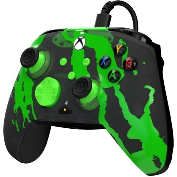 PDP Gaming Rematch Wired Controller - Jolt Green (Glow In Dark)