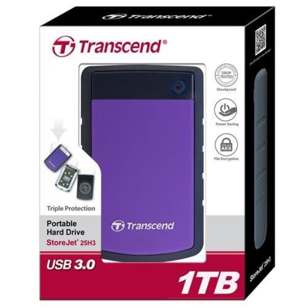 Transcend HDD StoreJet 2.5"   1TB USB3