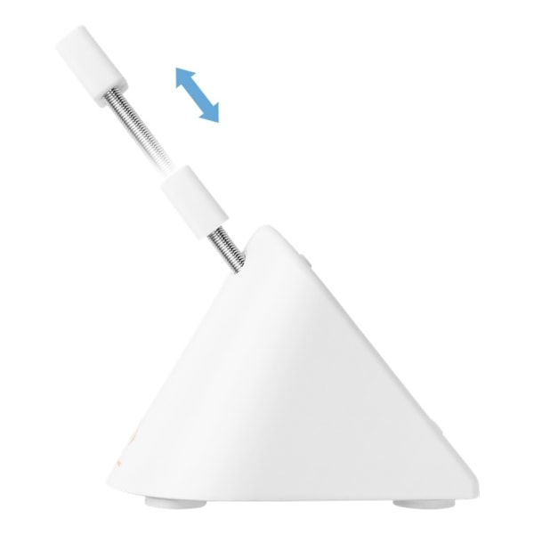 WHITE LINE WA85 Mouse Bungee, White/Silver