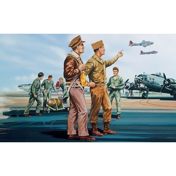 Airfix USAAF Personnel Grøn