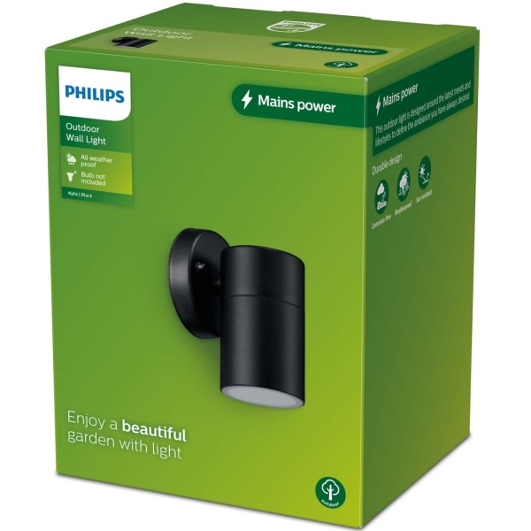 Philips Kylis Väggarmatur Downlight (GU10-sockel) IP44 Rostfritt