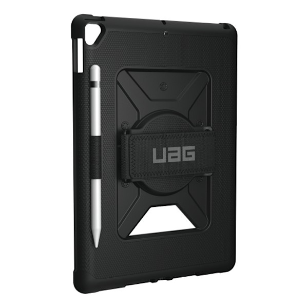 UAG iPad 10.2" 2019 w/handstrop Metropolis BULK Black Svart