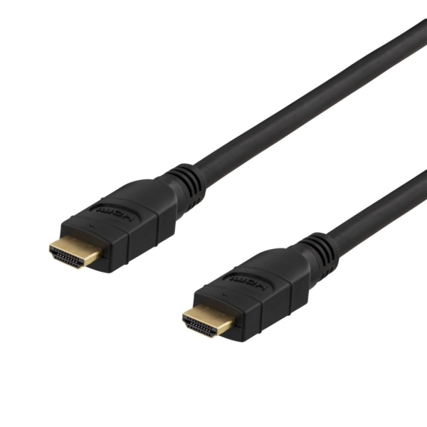 DELTACO PRIME aktiivinen HDMI-kaapeli, 15m, 4K 60Hz, Spectra, musta