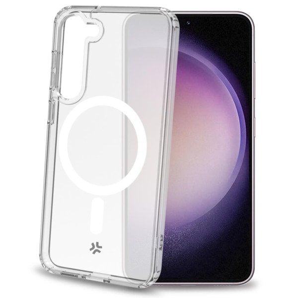 Celly Gelskinmag Magnetic TPU Cover Galaxy S23 5G / Enterprise E Transparent