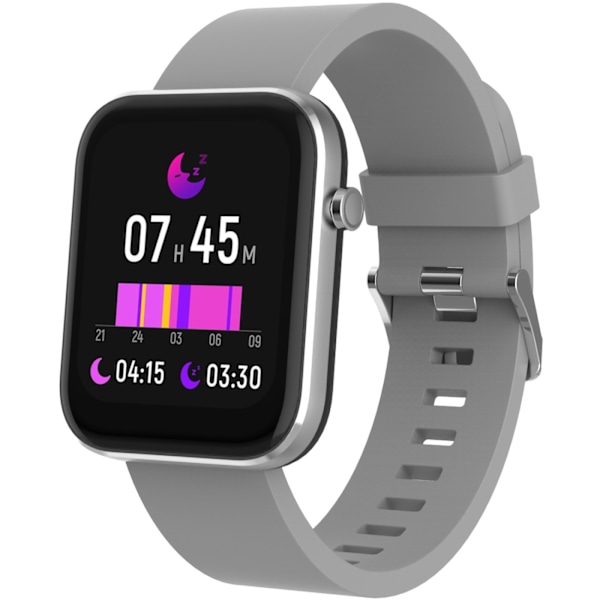 DENVER Bluetooth smartwatch with heart rate sensor, blood pressure and blood oxygen monitor