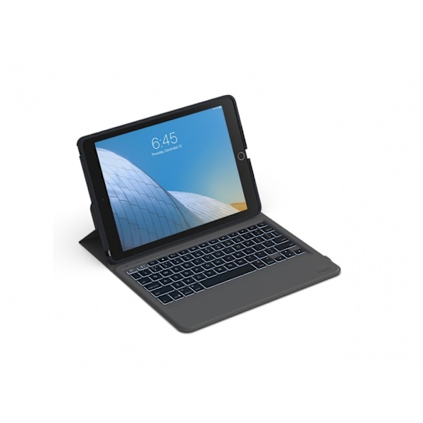 Zagg Rugged Messenger Keyboard Apple Ipad 10.2 Kb Charcoal Nordic Grå