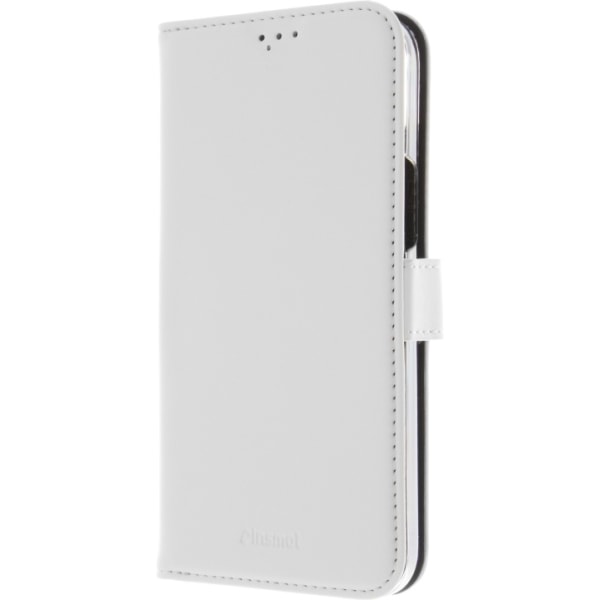 Insmat Exklusivt Flip-fodral - Plånboksfodral, iPhone 15 Pro Max Vit