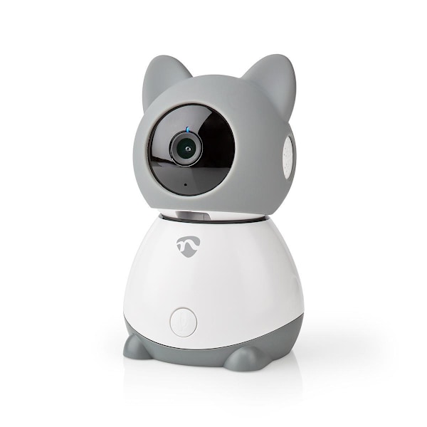 Nedis SmartLife Inomhus Kamera | Wi-Fi | Full HD 1080p | Panorera lutning | microSD (ingår inte) / Molnlagring (tillval) | Med rörelsesensor | Nattsik