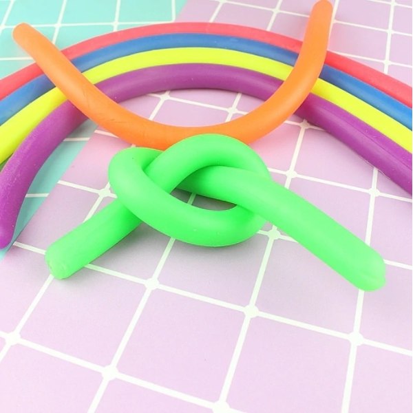 Elastiskt fidget reb, 6 stk.