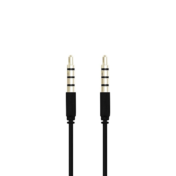 Champion 3,5mm Audiokabel 1,0m Svart