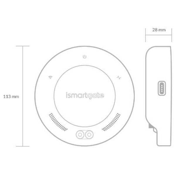 ISMARTGATE Garageåbner Mini