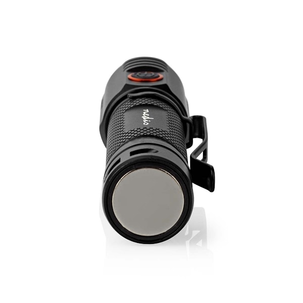 Nedis LED ficklampa | Batteridriven | 3.7 V DC | 20 W | N/A | batterier medföljer | Uppladdningsbara | Angivet ljusflöde: 2000 lm | Belysningsräckvidd