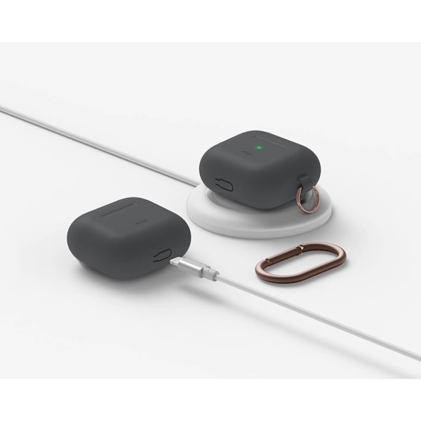 Elago AirPod 3 Hang Silicon Case Dark Grey