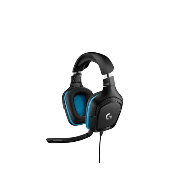 Logitech G432 Gaming Headset Leatherette, Black