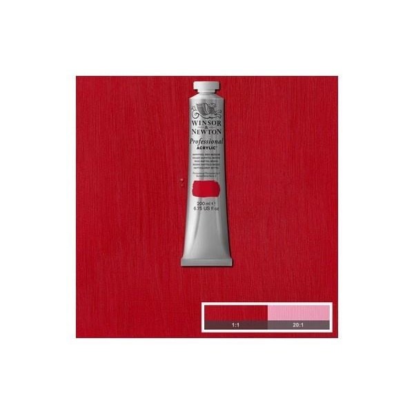 WINSOR Proff.  acrylic 200ml naphthol red medium 423