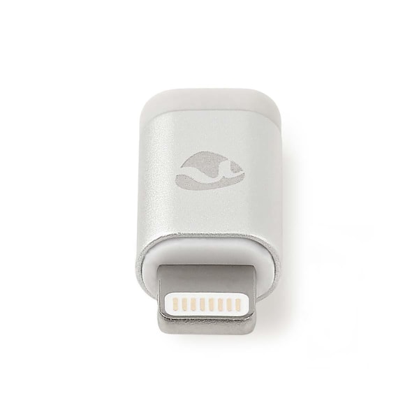 Nedis Lightning Adapter | Apple Lightning 8-pin | USB Micro-B Hun | Guldplateret | Runde | Aluminium