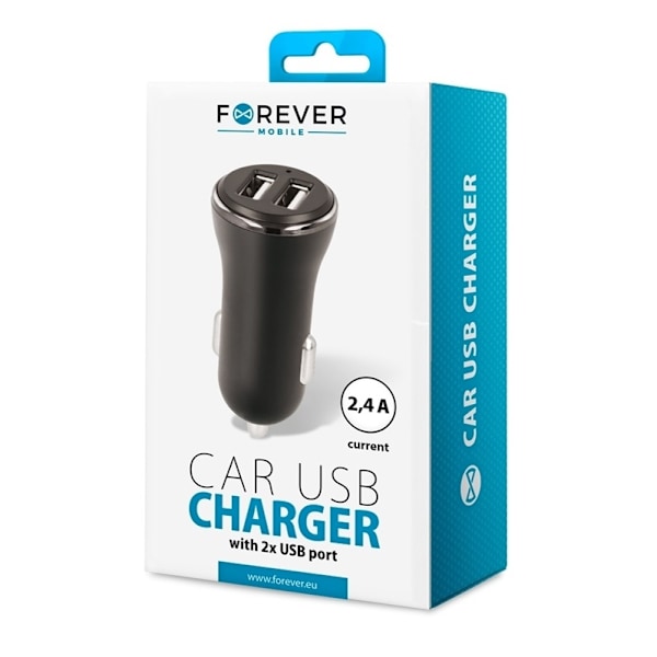 Forever-autolaturi CC-03 (2 x USB | 2,4 A)