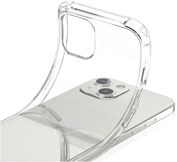 Gennemsigtigt TPU etui til iPhone 13 mini Transparent