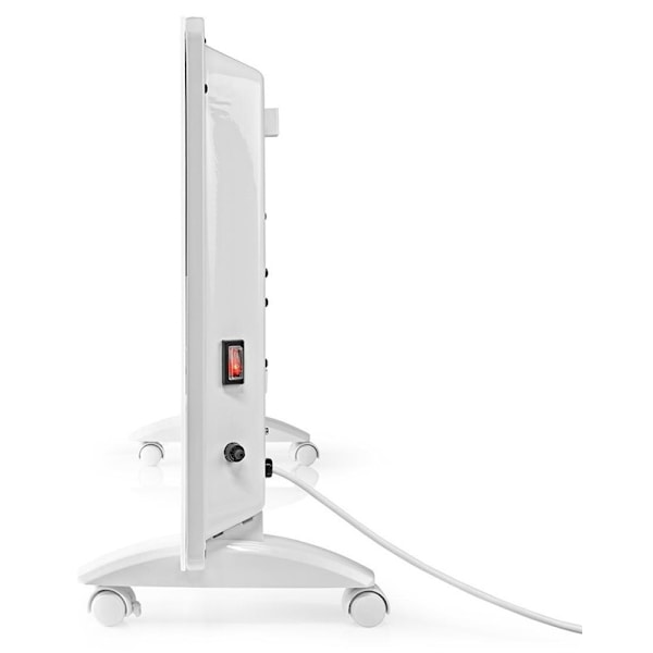 Nedis SmartLife Elradiator | Wi-Fi | Velegnet til badeværelse | Glas panel | 2000 W | 2 Varmeindstillinger | LED | 15 - 35 °C | Justerbar termostat |
