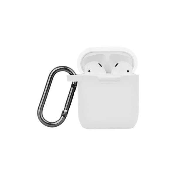 NORTH Airpods Suojakotelo Silikoni Valkoinen