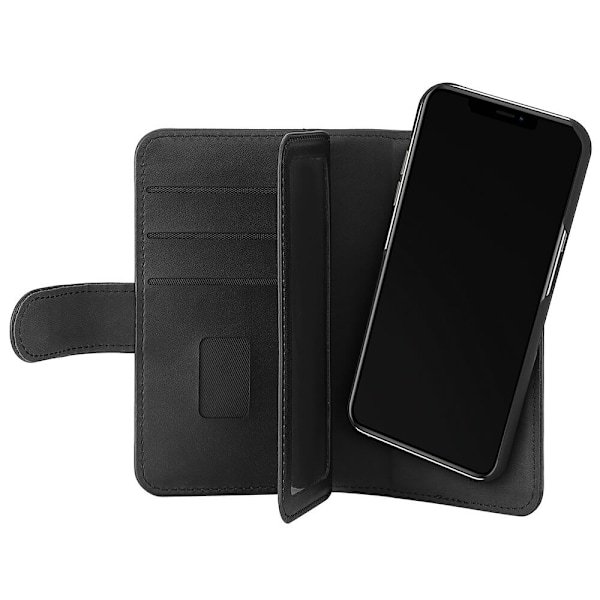 GEAR Wallet 2-i-1 7 Kortrum Sort - iPhone 13 Mini Svart
