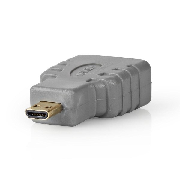 Bandridge HDMI-adapter | HDMI Micro-stik - HDMI-hunstik | Grå