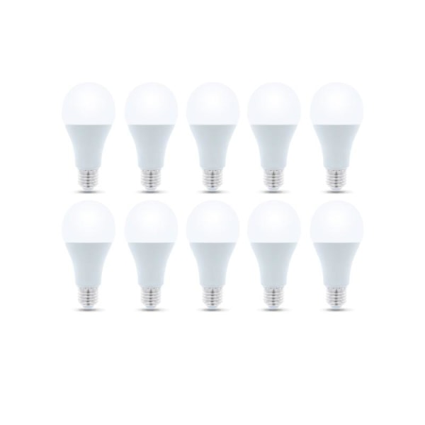 LED-Lampa E27, A65, 15W, 230V, 4500K 10-pack, Vit neutral