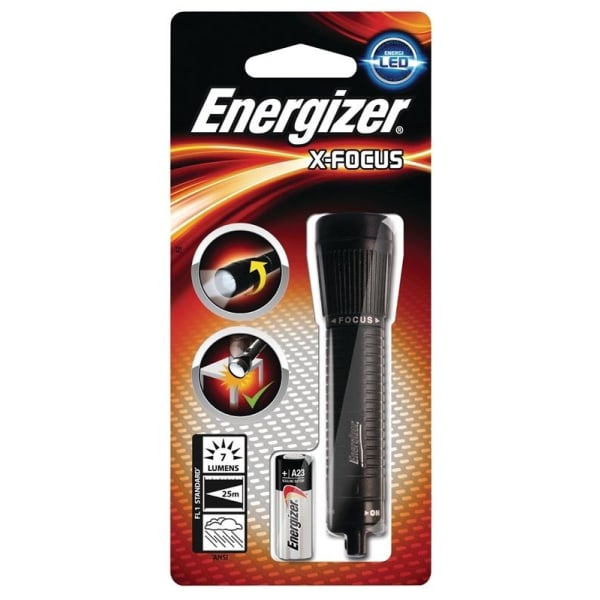 Energizer X-Focus metal torch 1x A23 batteri (634499)