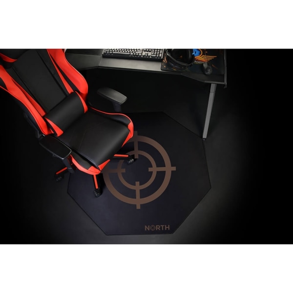 North Floor Pad Pro Gaming 100x100 Black