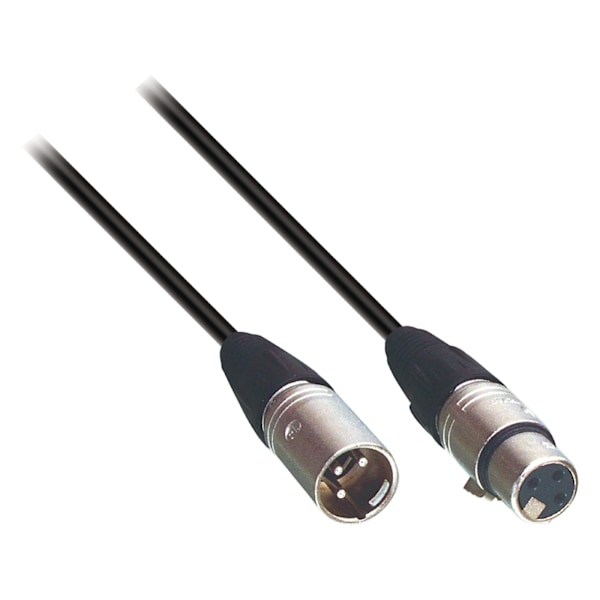 Tasker Højttalerkabel XLR 3-Pin Han - XLR 3-Pin Hun 3.00 m Sort
