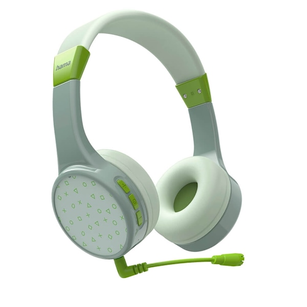 Hama Headphone Teens Guard On-Ear Wireless 85dB Green Grön