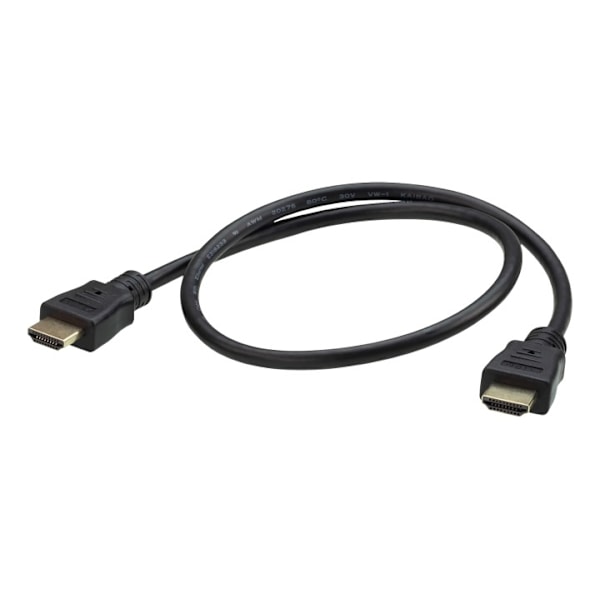 ATEN 0.6M HDMI 2.0 Cable M/M 30AWG Black