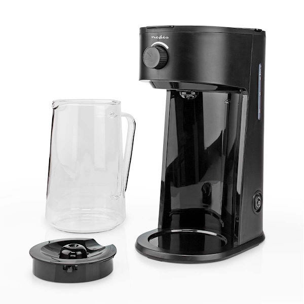 Nedis Jääkahvin & Jääteen Keitin | Kahvisuodatin | 2.5 l | 6 Kupit | Musta