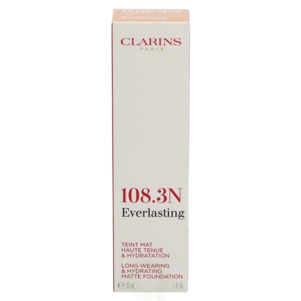Clarins Everlasting Long-Wearing Matte Foundation 30 ml 108.3N O