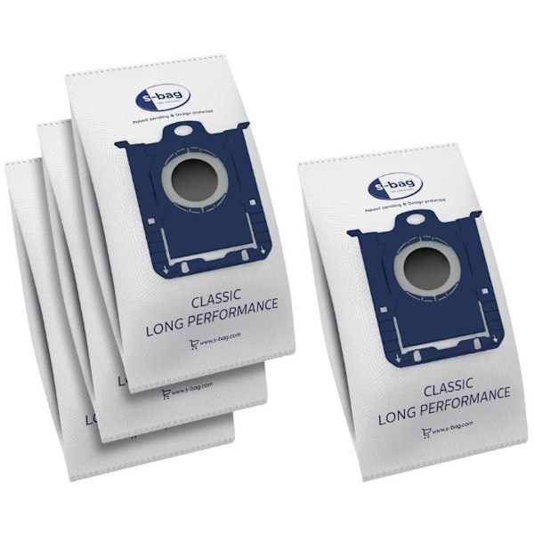 Electrolux E201S s-bag pölynimuripussi Classic Long Performance 4 kpl