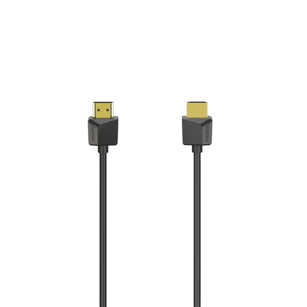 Hama HDMI Ethernet Flexislim Svart 1,5m