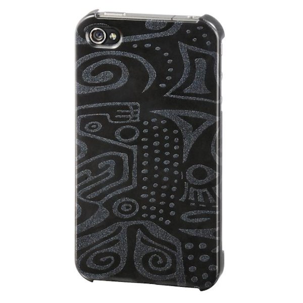 Hama Mobilcover iPhone 4/4S 3D Hard Cover Sort Svart