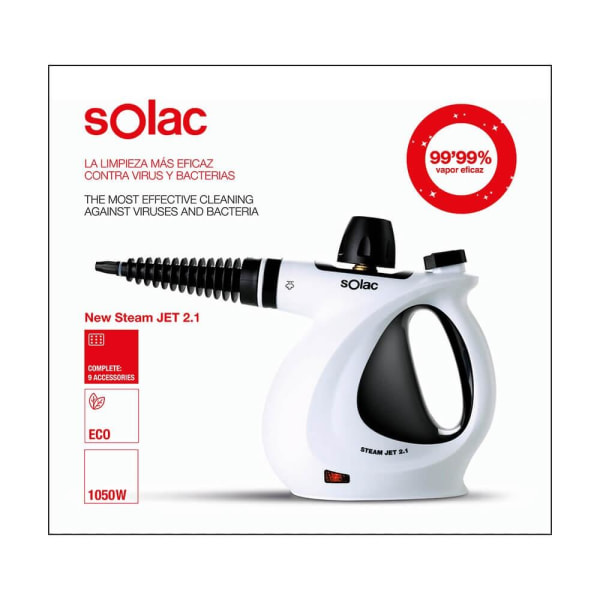 SOLAC Steam Cleaner  Steam Jet  2.0 1050W