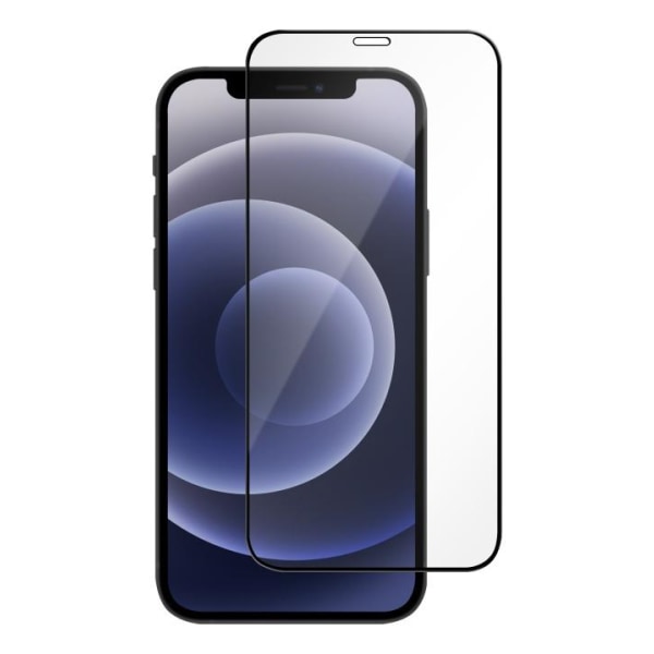 Essentials iPhone 12 mini, Tempered Glass, full fit, Black Transparent