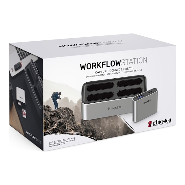 Kingston USB3.2 Gen2 Workflow Station Dock w/5G USB-A/C Hub