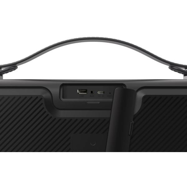 streetz B200 Boombox 2x 7.5 W, IPX5, AUX, USB flash, LED, black