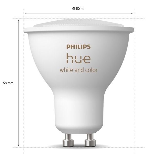 Philips Hue White and Color Ambiance GU10 3-pack