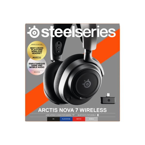 SteelSeries Arctis Nova 7 Trådløs Headset Sort