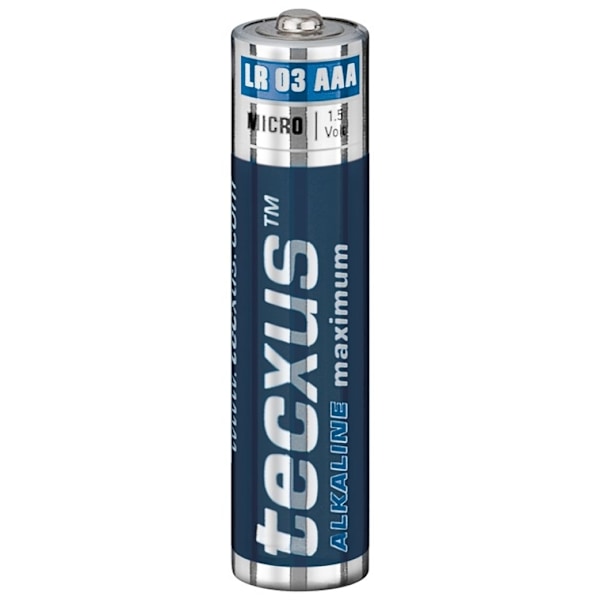 tecxus LR03/AAA (Micro) batteri, 24 stk. XXL Box alkaline mangan batteri, 1,5 V