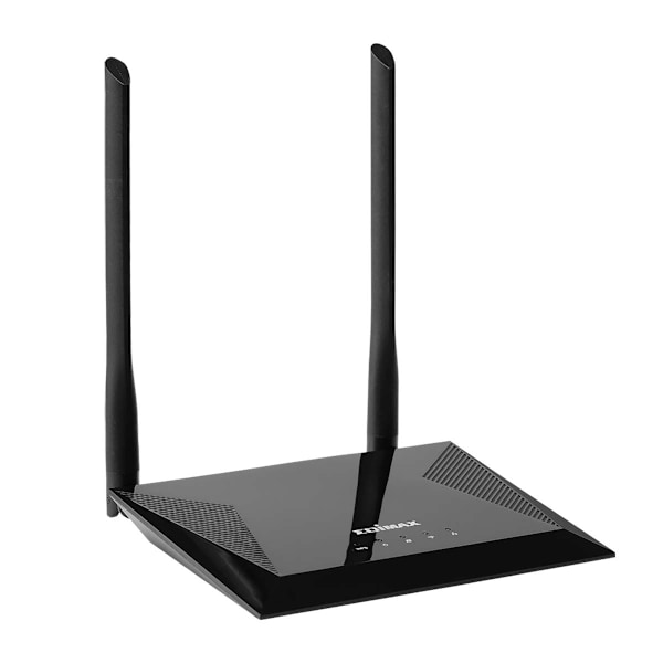 Edimax 4-i-1 N300 Wi-Fi Router, Access Point, Range Extender, Wi-Fi Bridge & WISP Black