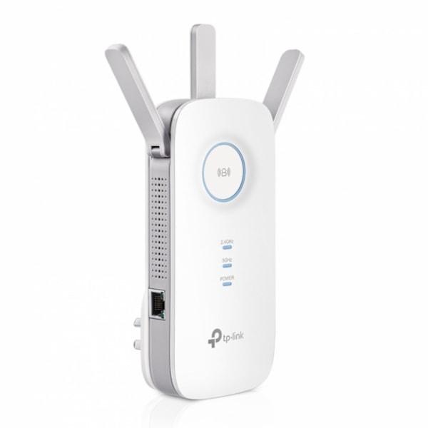 TP-LINK RE450 Netværksrepeater Hvid 10, 100, 1000 Mbit/s