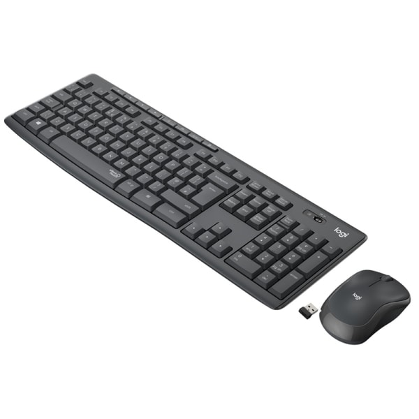 Logitech MK295 Silent Wireless Combo tastatur RF Trådløs QWER